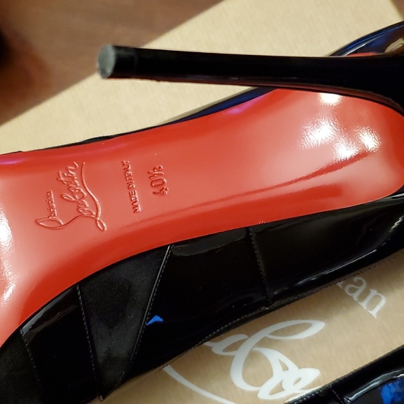 Christian Louboutin YOULAPEEP 120 Peep Toe 👀 Rare Hard to Find Style 👀 40.5 - Picture 14 of 14
